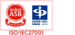 国際的な情報セキュリティ規格であるISO27001を取得しています。